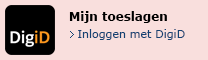 Mijn toeslagen, inloggen met DigiD