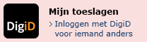 Mijn toeslagen, inloggen met DigiD voor iemand anders